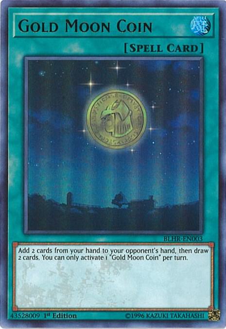 Gold Moon Coin BLHR-EN003 card from Battles of Legend: Hero's Revenge