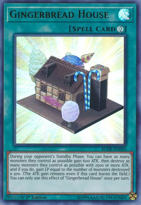 Gingerbread House BLHR-EN004 card from Battles of Legend: Hero's Revenge
