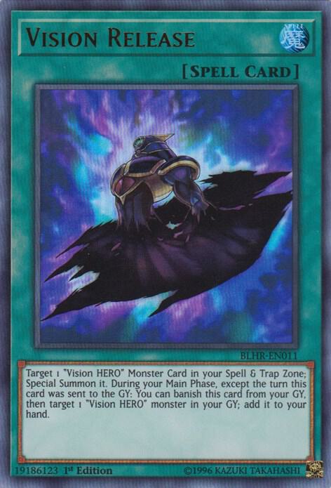 Vision Release BLHR-EN011 card from Battles of Legend: Hero's Revenge