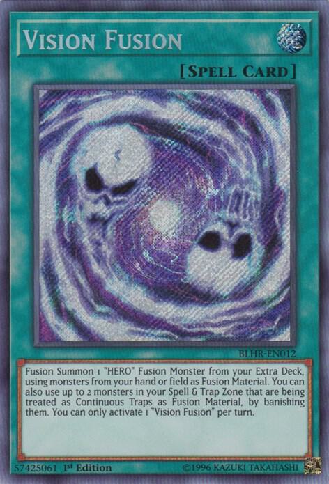 Vision Fusion BLHR-EN012 card from Battles of Legend: Hero's Revenge
