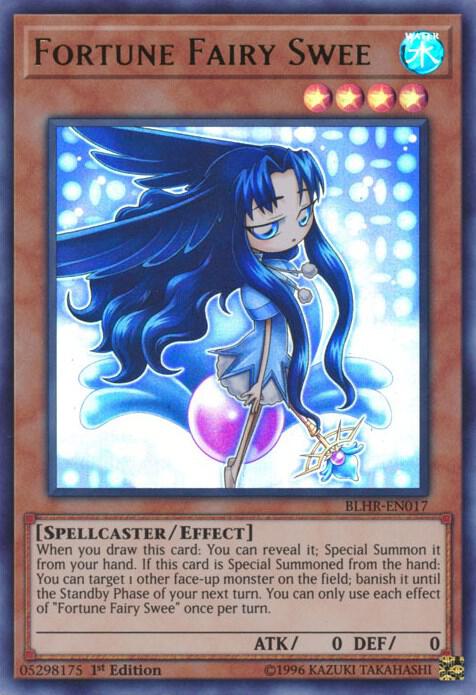 Fortune Fairy Swee BLHR-EN017 card from Battles of Legend: Hero's Revenge