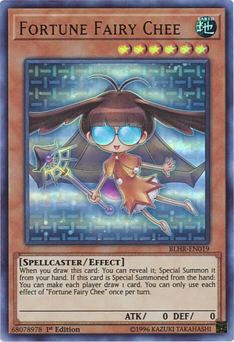 Fortune Fairy Chee BLHR-EN019 card from Battles of Legend: Hero's Revenge