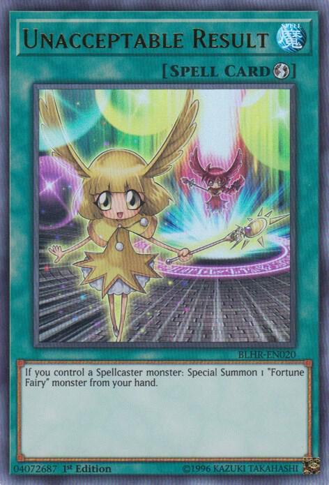 Unacceptable Result BLHR-EN020 card from Battles of Legend: Hero's Revenge