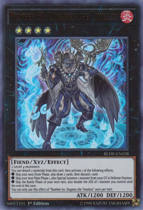 Number 60: Dugares the Timeless BLHR-EN028 card from Battles of Legend: Hero's Revenge