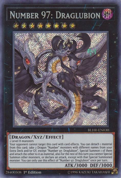 Number 97: Draglubion BLHR-EN030 card from Battles of Legend: Hero's Revenge