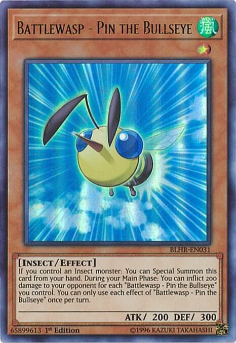 Battlewasp - Pin the Bullseye BLHR-EN031 card from Battles of Legend: Hero's Revenge