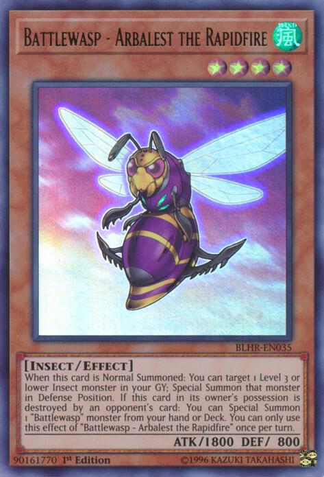 Battlewasp - Arbalest the Rapidfire BLHR-EN035 card from Battles of Legend: Hero's Revenge