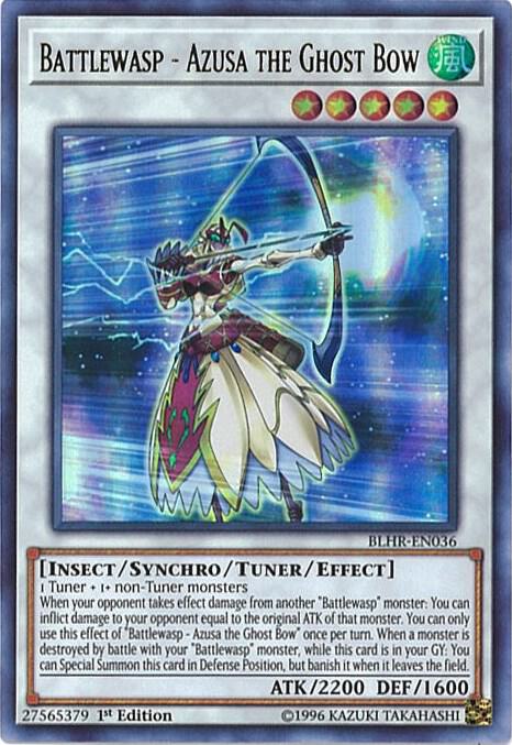 Battlewasp - Azusa the Ghost Bow BLHR-EN036 card from Battles of Legend: Hero's Revenge