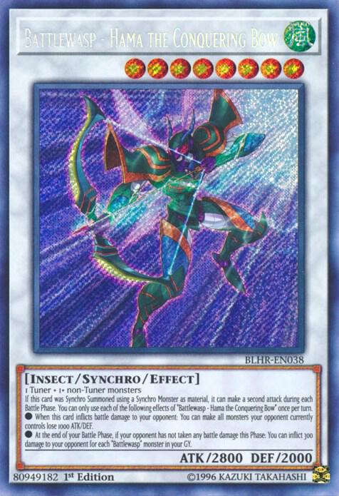 Battlewasp - Hama the Conquering Bow BLHR-EN038 card from Battles of Legend: Hero's Revenge