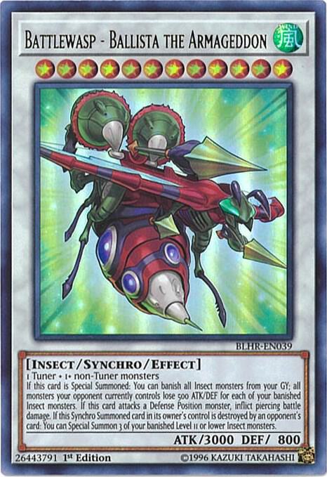 Battlewasp - Ballista the Armageddon BLHR-EN039 card from Battles of Legend: Hero's Revenge
