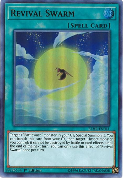 Revival Swarm BLHR-EN041 card from Battles of Legend: Hero's Revenge