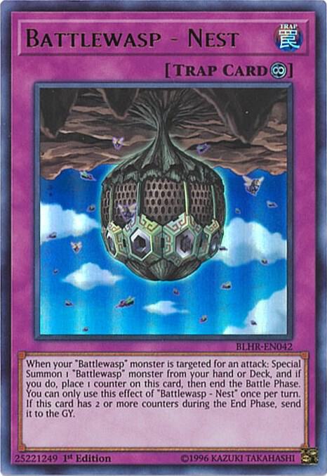 Battlewasp - Nest BLHR-EN042 card from Battles of Legend: Hero's Revenge