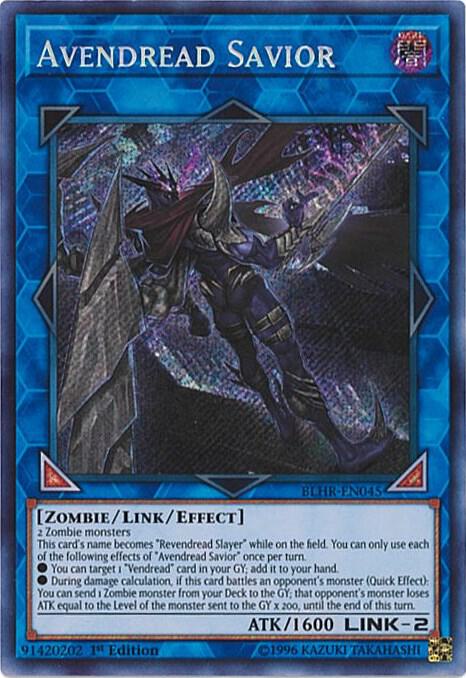 Avendread Savior BLHR-EN045 card from Battles of Legend: Hero's Revenge