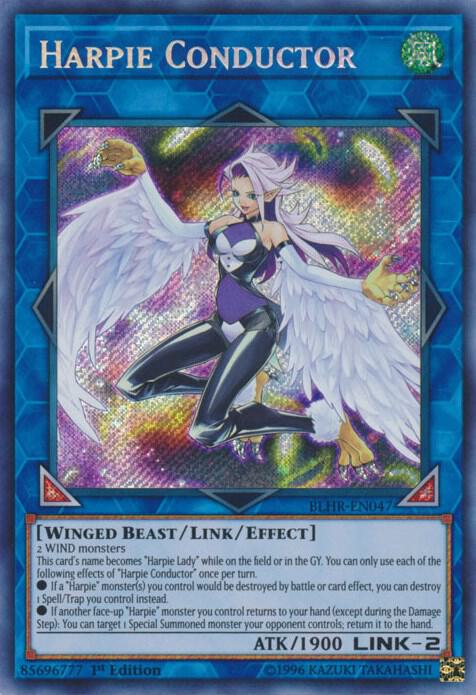 Harpie Conductor BLHR-EN047 card from Battles of Legend: Hero's Revenge