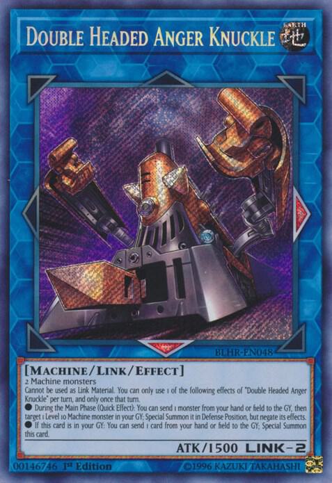 Double Headed Anger Knuckle BLHR-EN048 card from Battles of Legend: Hero's Revenge