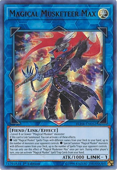 Magical Musketeer Max BLHR-EN052 card from Battles of Legend: Hero's Revenge