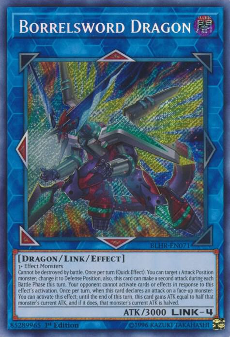 Borrelsword Dragon BLHR-EN071 card from Battles of Legend: Hero's Revenge