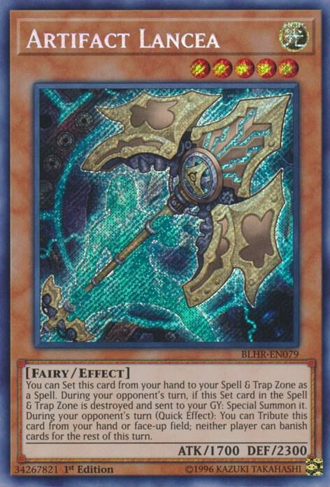 Artifact Lancea BLHR-EN079 card from Battles of Legend: Hero's Revenge