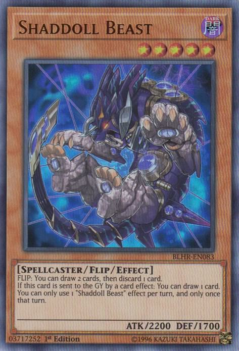 Shaddoll Beast BLHR-EN083 card from Battles of Legend: Hero's Revenge