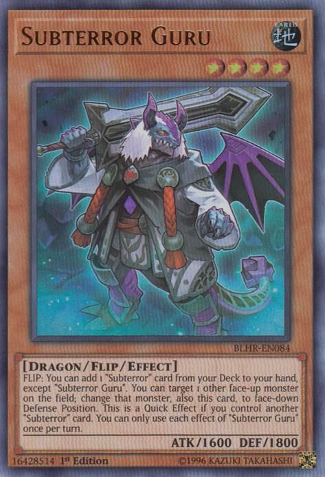 Subterror Guru BLHR-EN084 card from Battles of Legend: Hero's Revenge