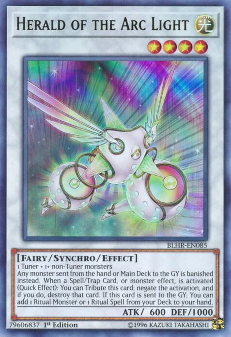 Herald of the Arc Light BLHR-EN085 card from Battles of Legend: Hero's Revenge