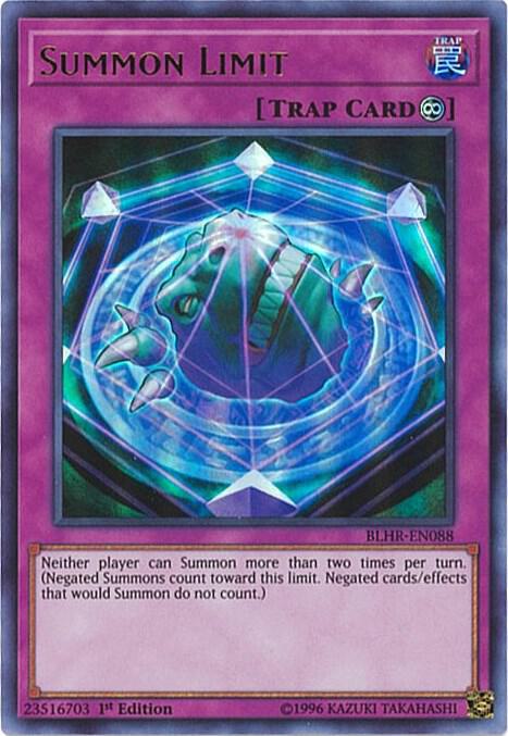Summon Limit BLHR-EN088 card from Battles of Legend: Hero's Revenge