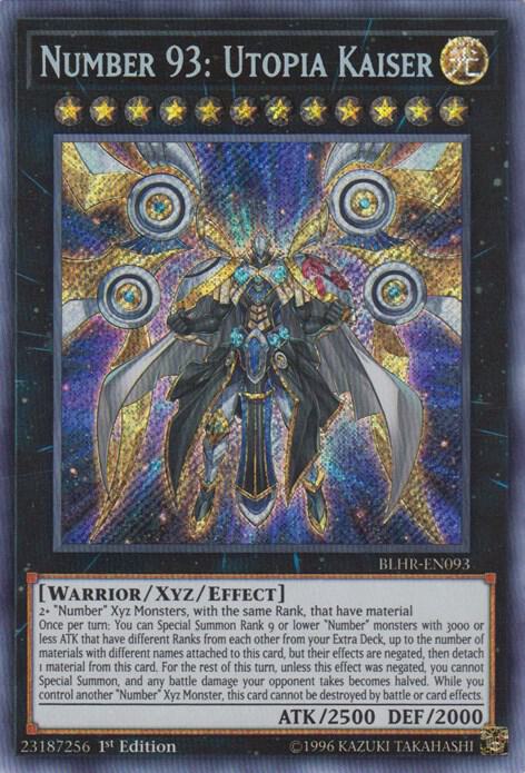 Number 93: Utopia Kaiser BLHR-EN093 card from Battles of Legend: Hero's Revenge