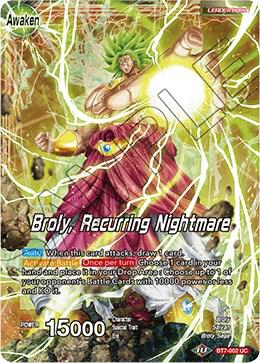 Broly // Broly, Recurring Nightmare BT7-002 card from Assault of the Saiyans
