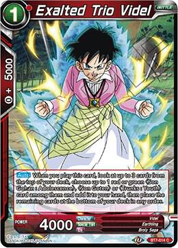 Exalted Trio Videl BT7-014 card from Assault of the Saiyans
