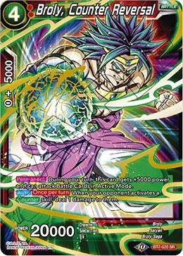 Broly, Counter Reversal BT7-020 card from Assault of the Saiyans