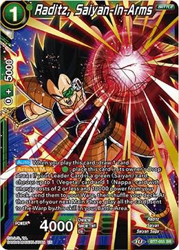Raditz, Saiyan-In-Arms BT7-051 card from Assault of the Saiyans