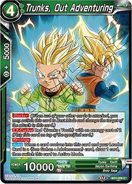 Trunks, Out Adventuring BT7-059 card from Assault of the Saiyans