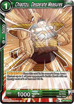 Chiaotzu, Desperate Measures BT7-064 card from Assault of the Saiyans