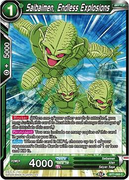 Saibaimen, Endless Explosions BT7-068 card from Assault of the Saiyans