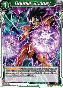 Double Sunday BT7-070 card from Assault of the Saiyans