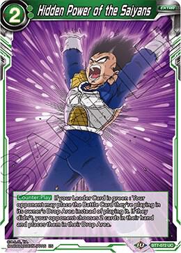 Hidden Power of the Saiyans BT7-072 card from Assault of the Saiyans