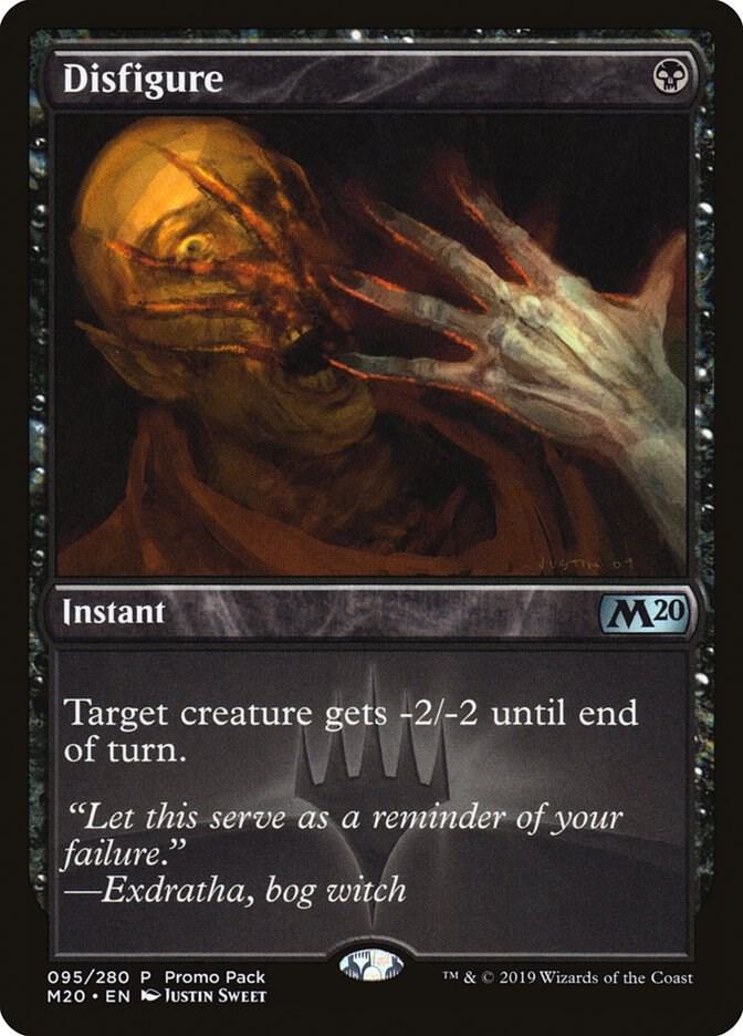 Disfigure 95 card from Promo Pack: Core Set 2020