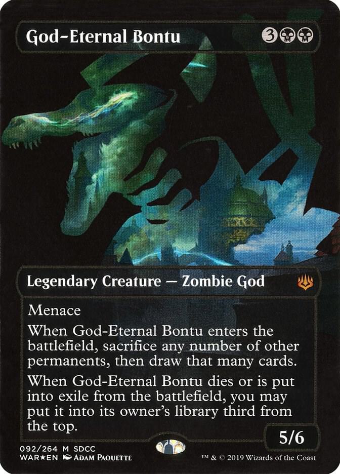 God-Eternal Bontu (SDCC 2019 Exclusive) 92 card from Media Promos