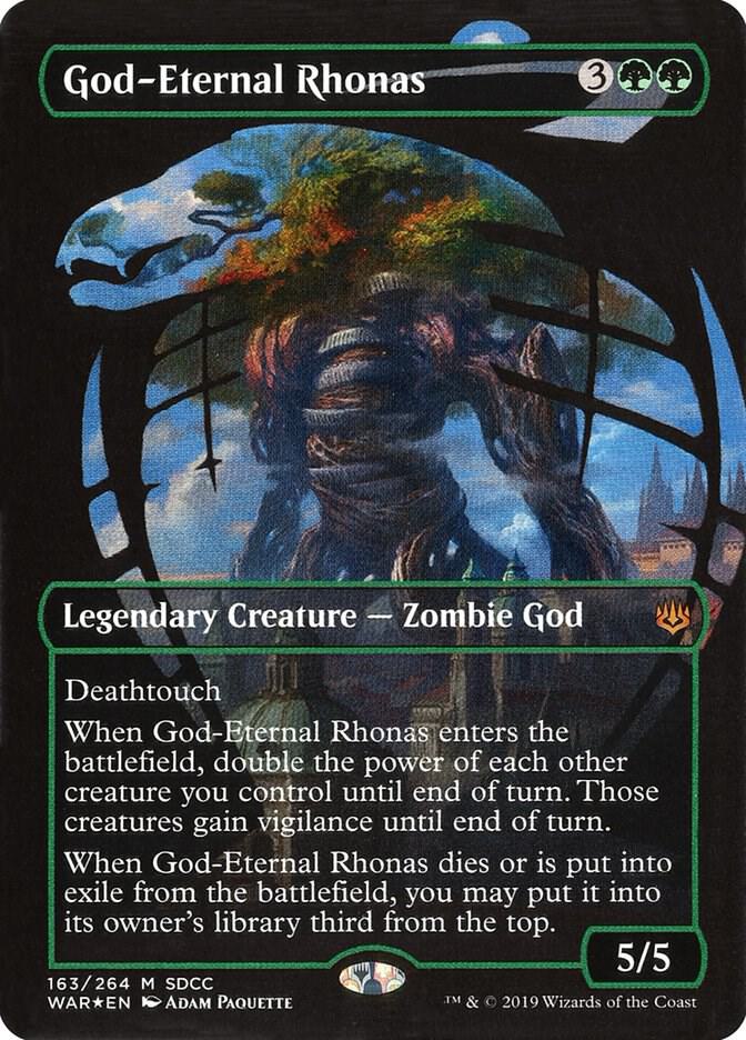 God-Eternal Rhonas (SDCC 2019 Exclusive) 163 card from Media Promos