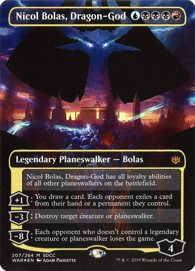 Nicol Bolas, Dragon-God (SDCC 2019 Exclusive) 207 card from Media Promos