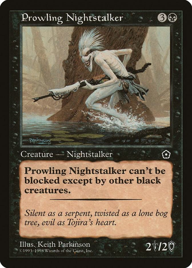 Prowling Nightstalker card from Portal Second Age