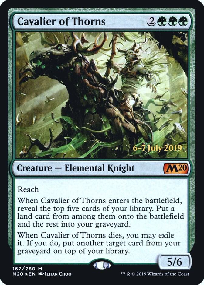 Cavalier of Thorns 167 card from Prerelease Cards