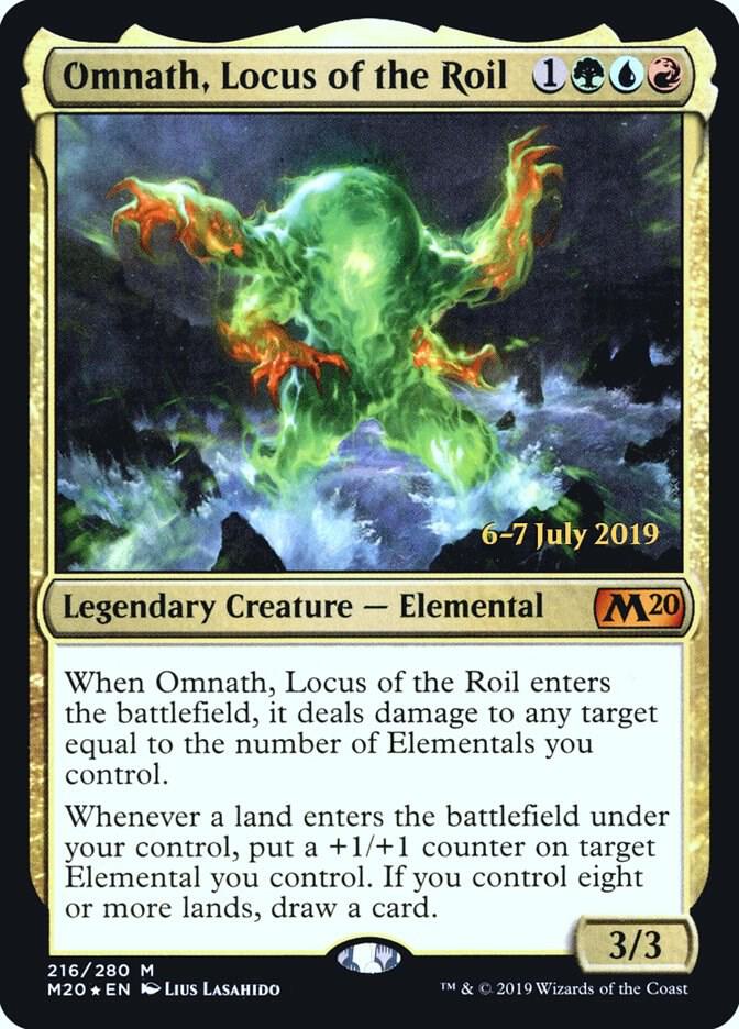 Omnath, Locus of the Roil 216 card from Prerelease Cards