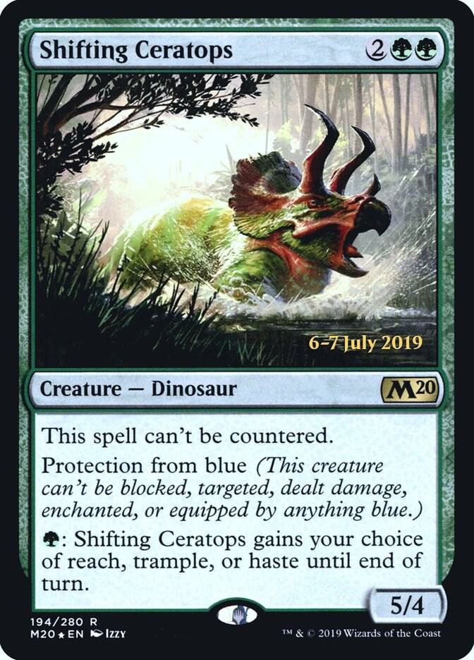 Shifting Ceratops 194 card from Prerelease Cards