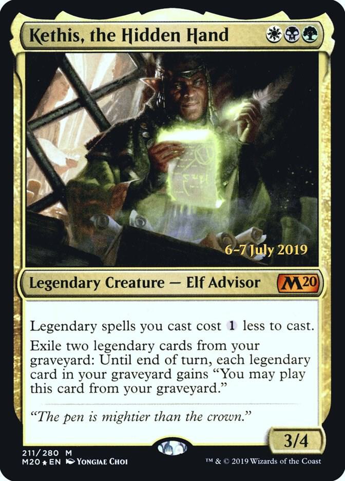 Kethis, the Hidden Hand 211 card from Prerelease Cards