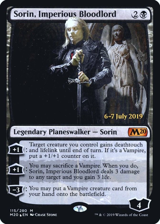 Sorin, Imperious Bloodlord 115 card from Prerelease Cards