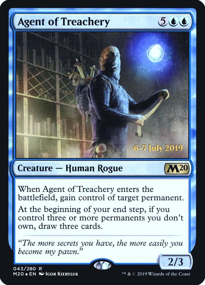 Agent of Treachery 43 card from Prerelease Cards