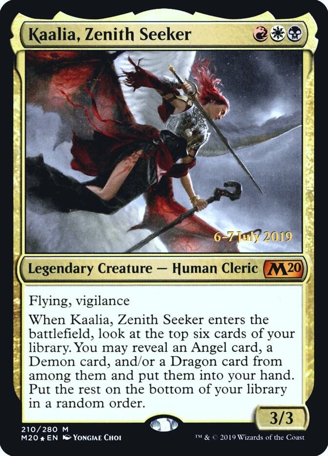 Kaalia, Zenith Seeker 210 card from Prerelease Cards