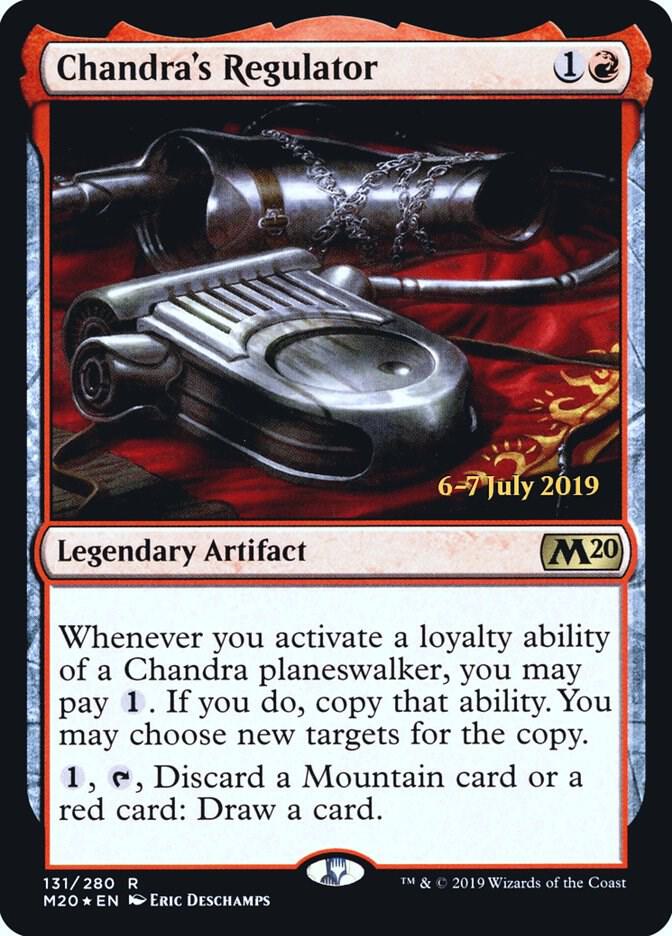 Chandra's Regulator 131 card from Prerelease Cards