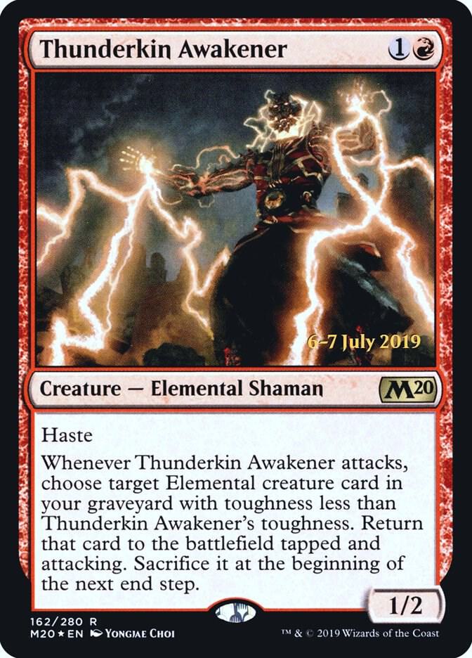 Thunderkin Awakener 162 card from Prerelease Cards